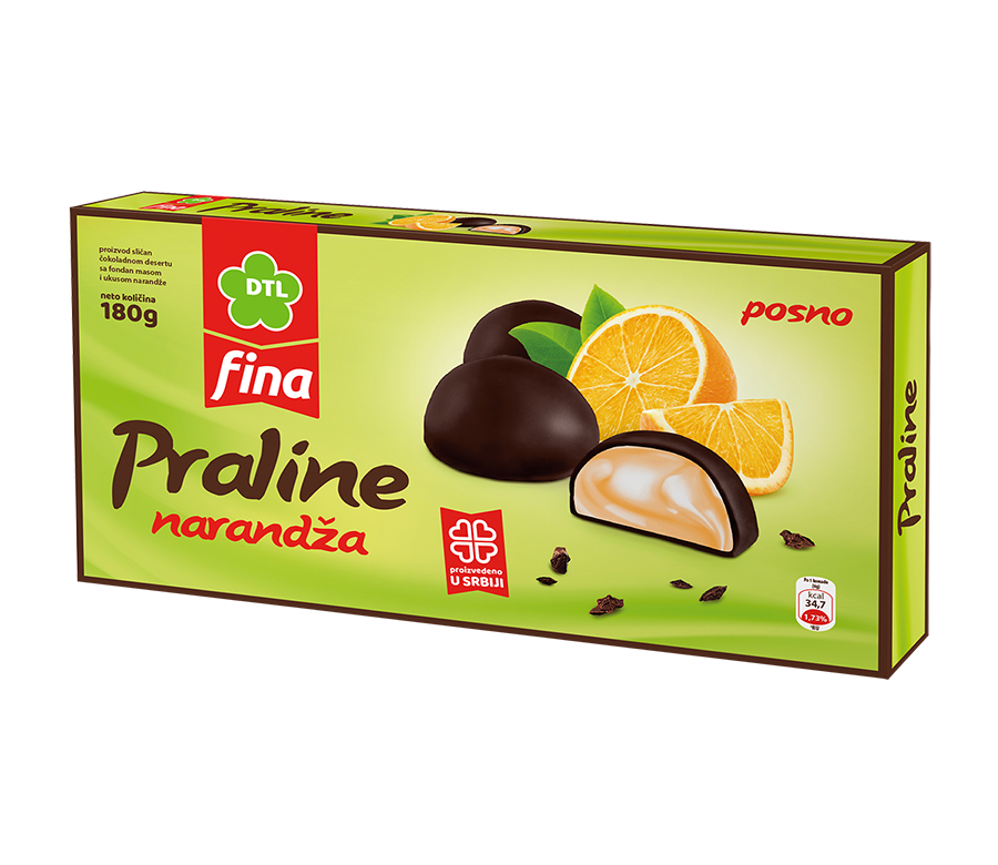 Fina praline / Narandža / 180gr